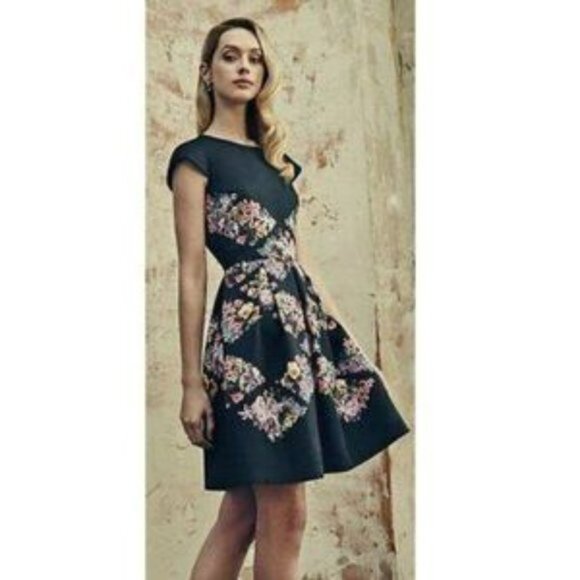Ted Baker London Dresses & Skirts - Ted Baker London Girley Lost Gardens Diamond Dress.  SZ 4TD (US 8-10)